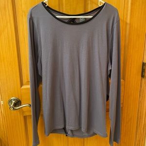 Victoria’s Secret Long Sleeve with cutout back. Colors: Plum & black, Size: XL